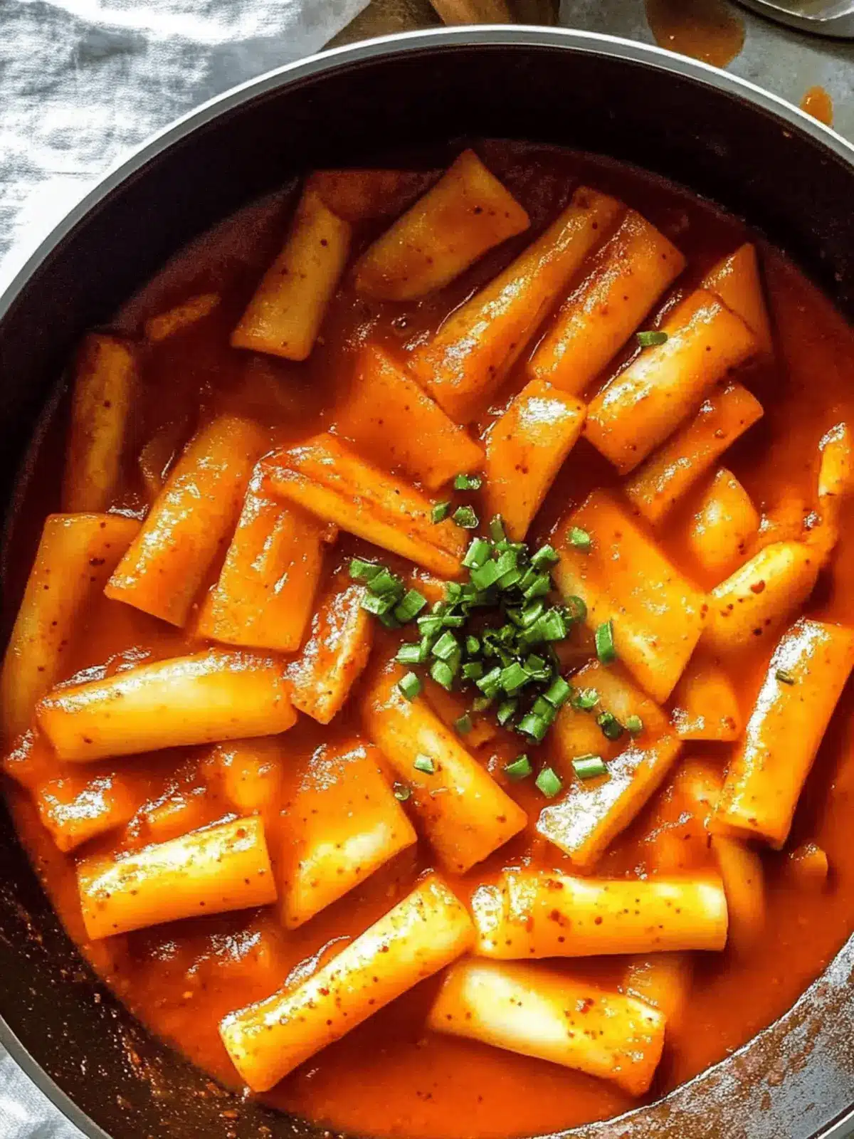 Easy Tteokbokki (Spicy Korean Rice Cakes)