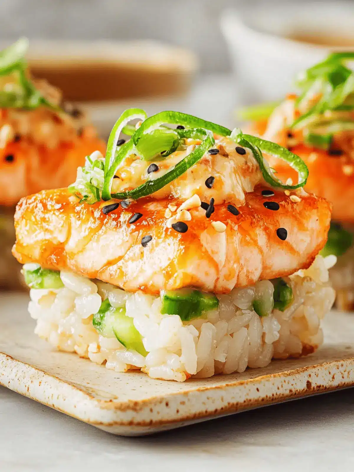 Crispy Rice Salmon
