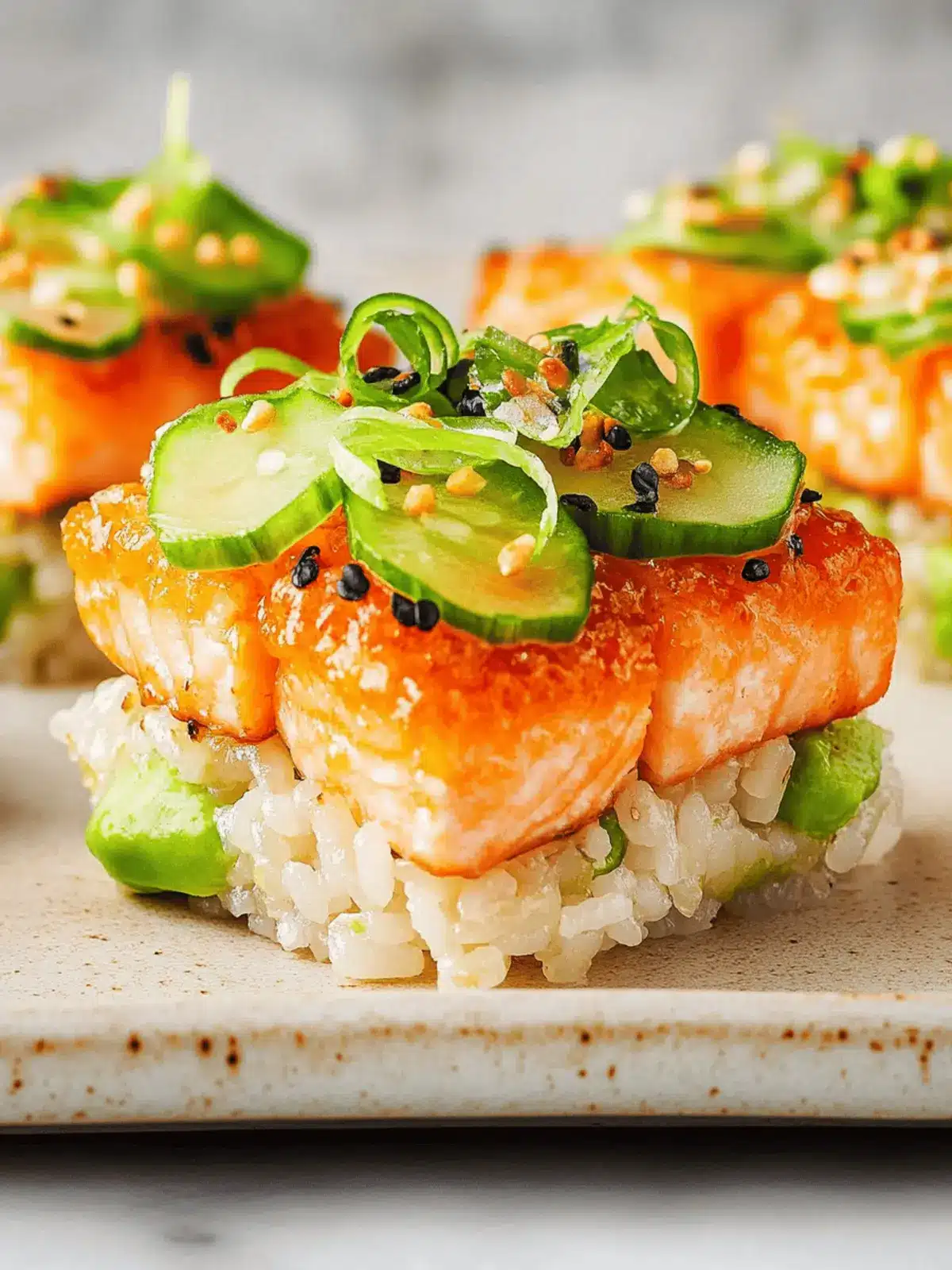 Crispy Rice Salmon