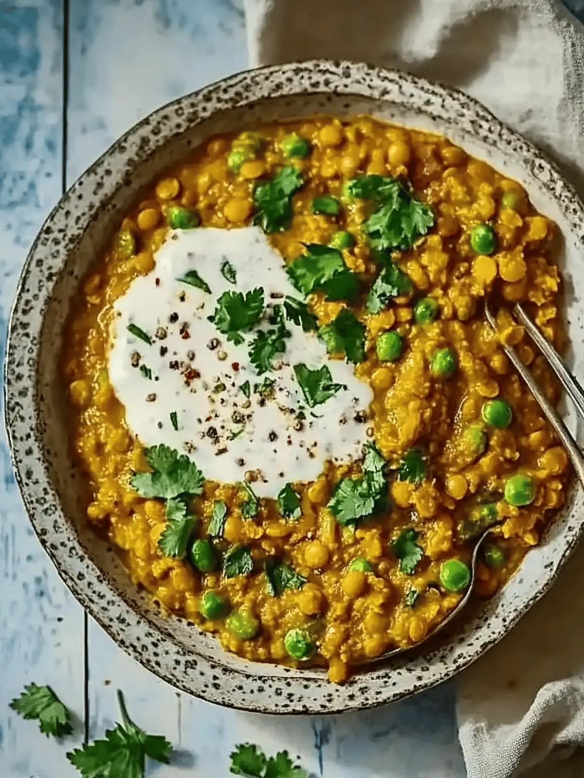 Speedy lentil coconut curry