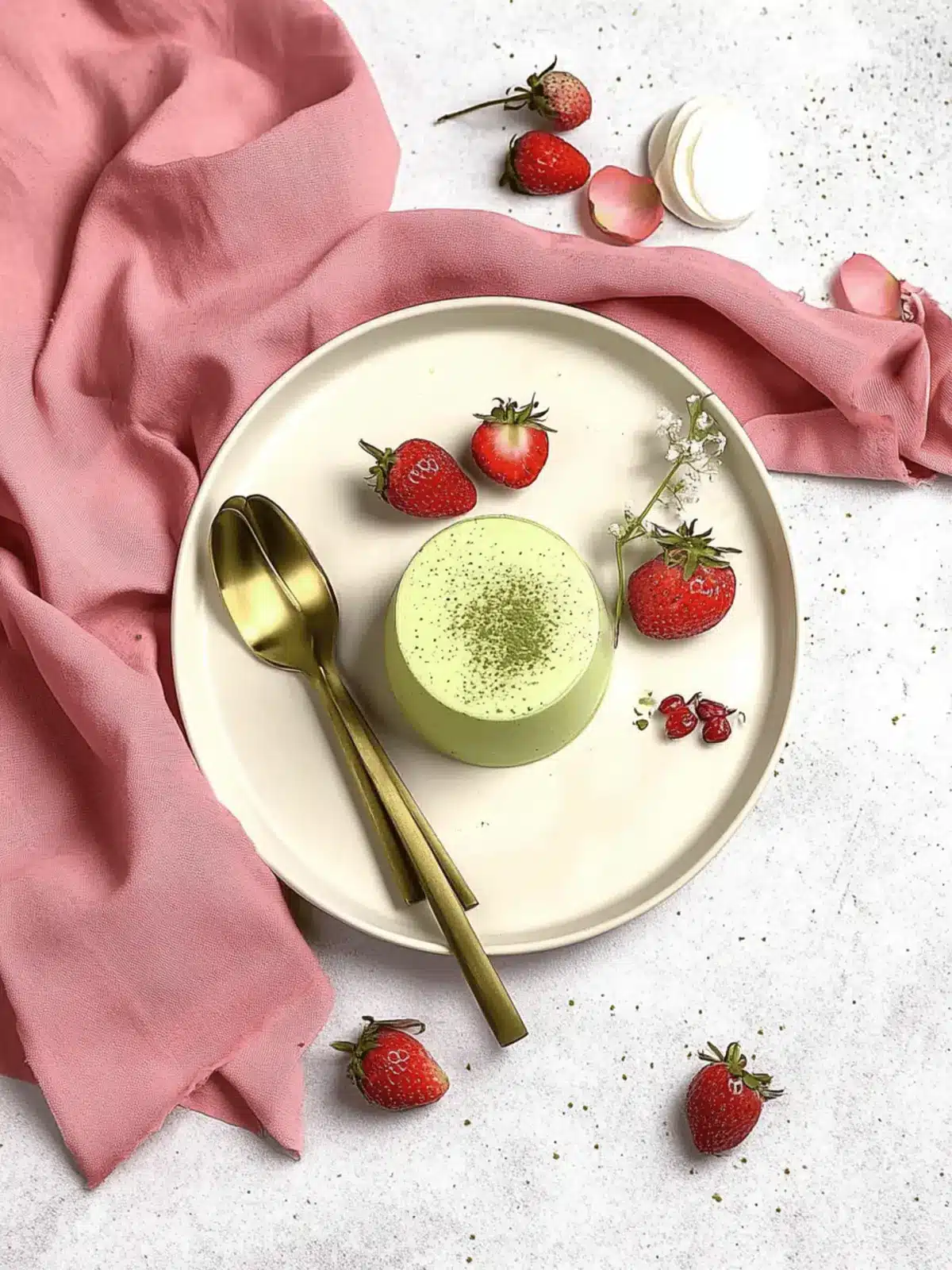 Matcha Panna Cotta