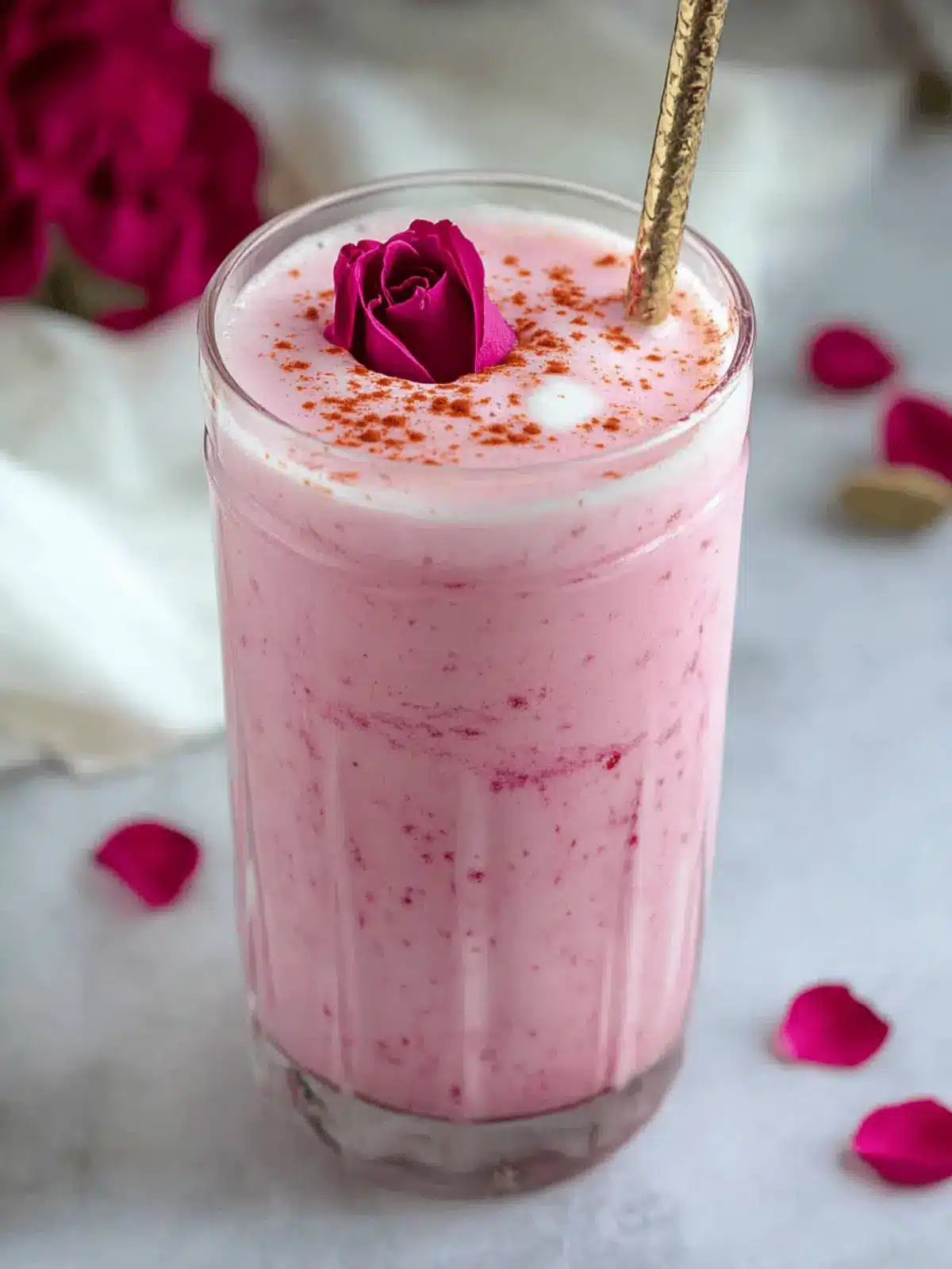 Rose Cardamom Lassi
