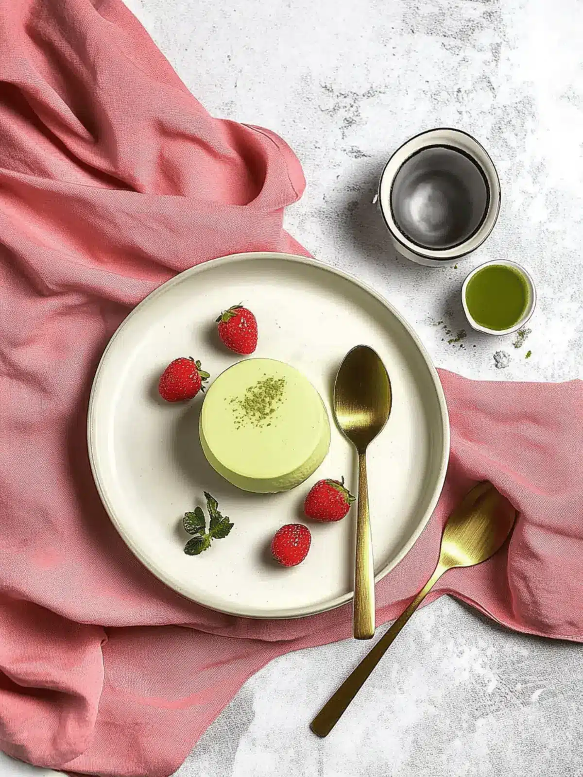 Matcha Panna Cotta