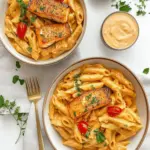 CREAMY CAJUN SALMON PASTA
