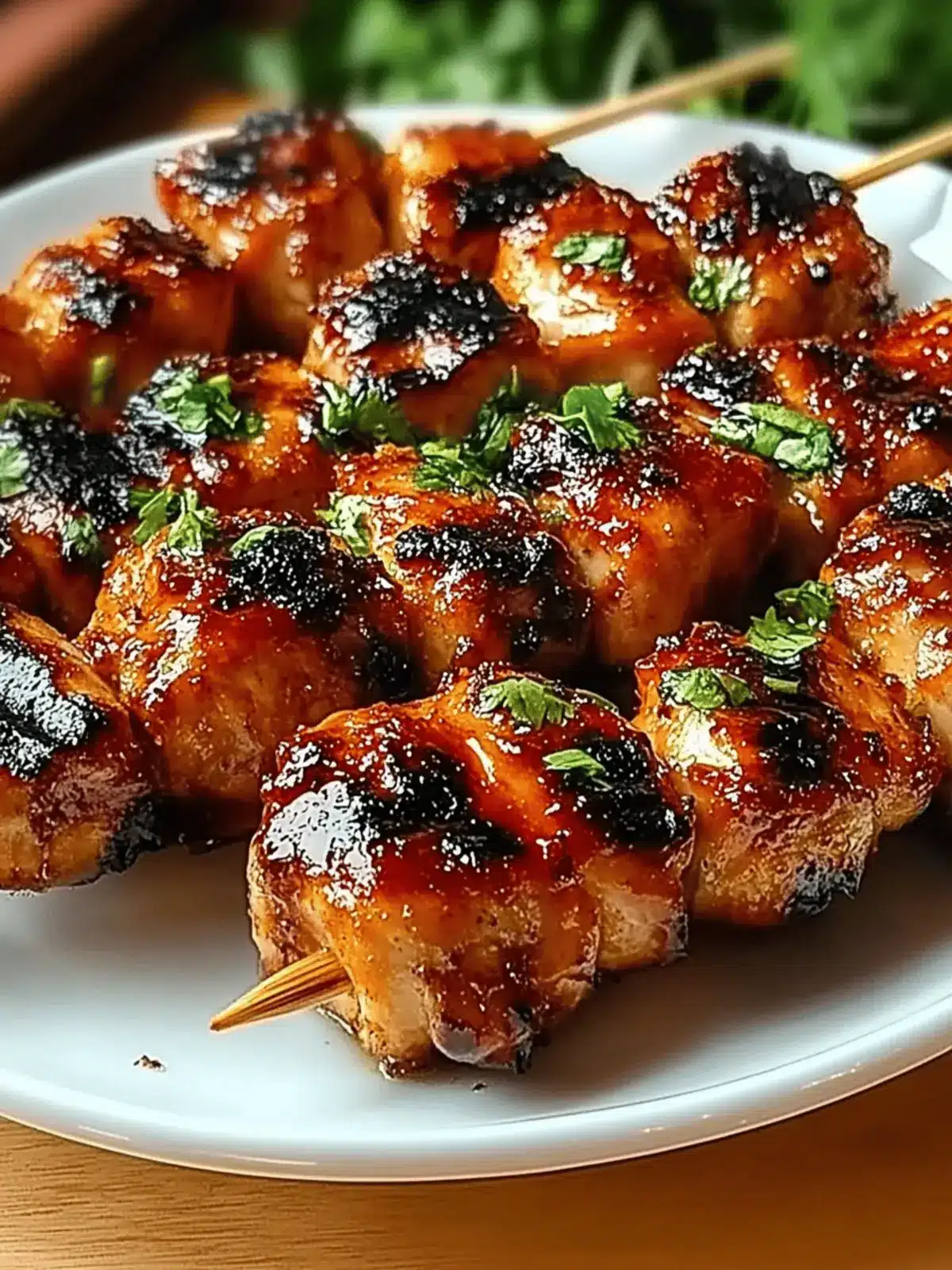 Grilled Thai Coconut Chicken Skewers