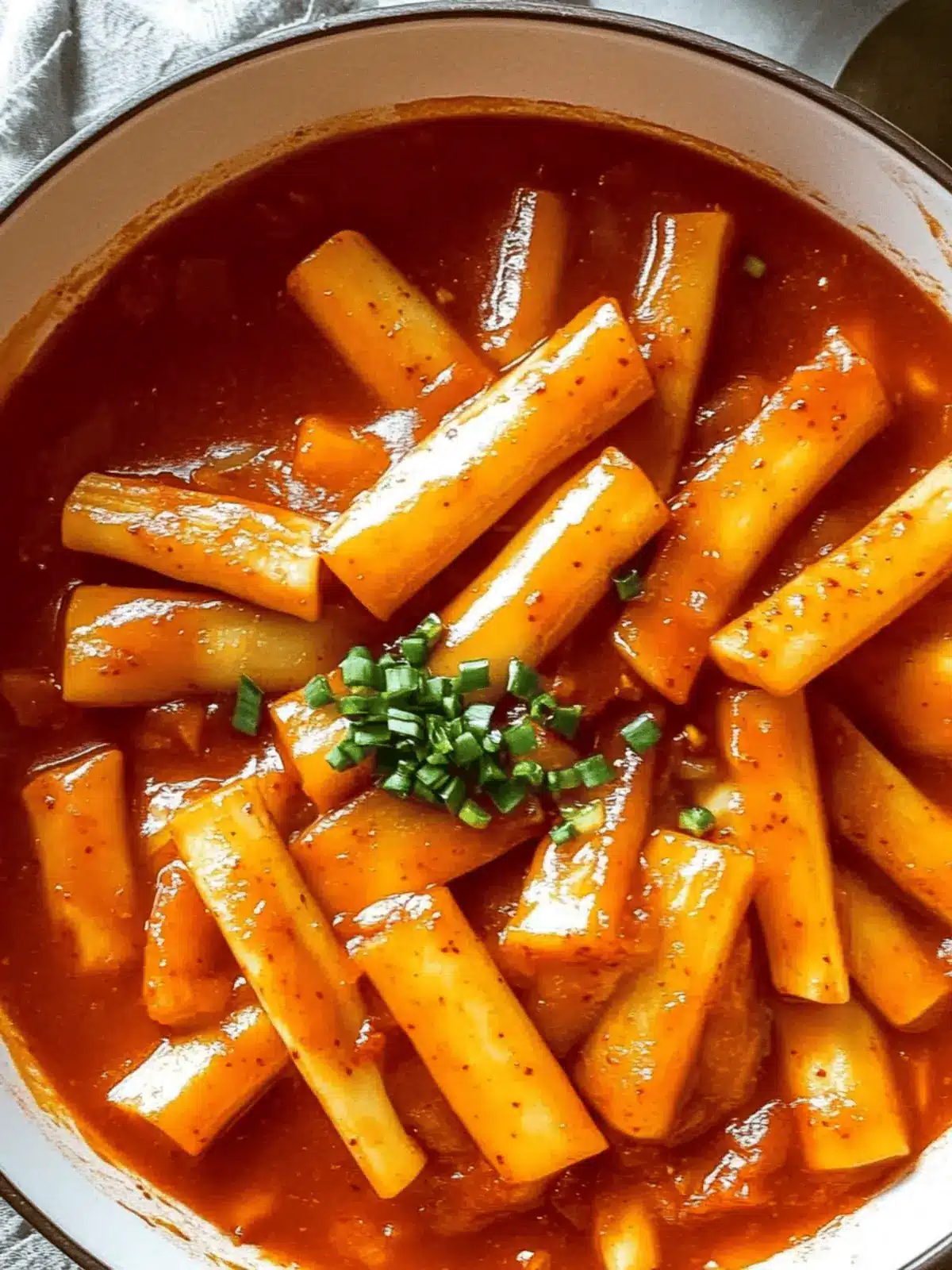 Easy Tteokbokki (Spicy Korean Rice Cakes)