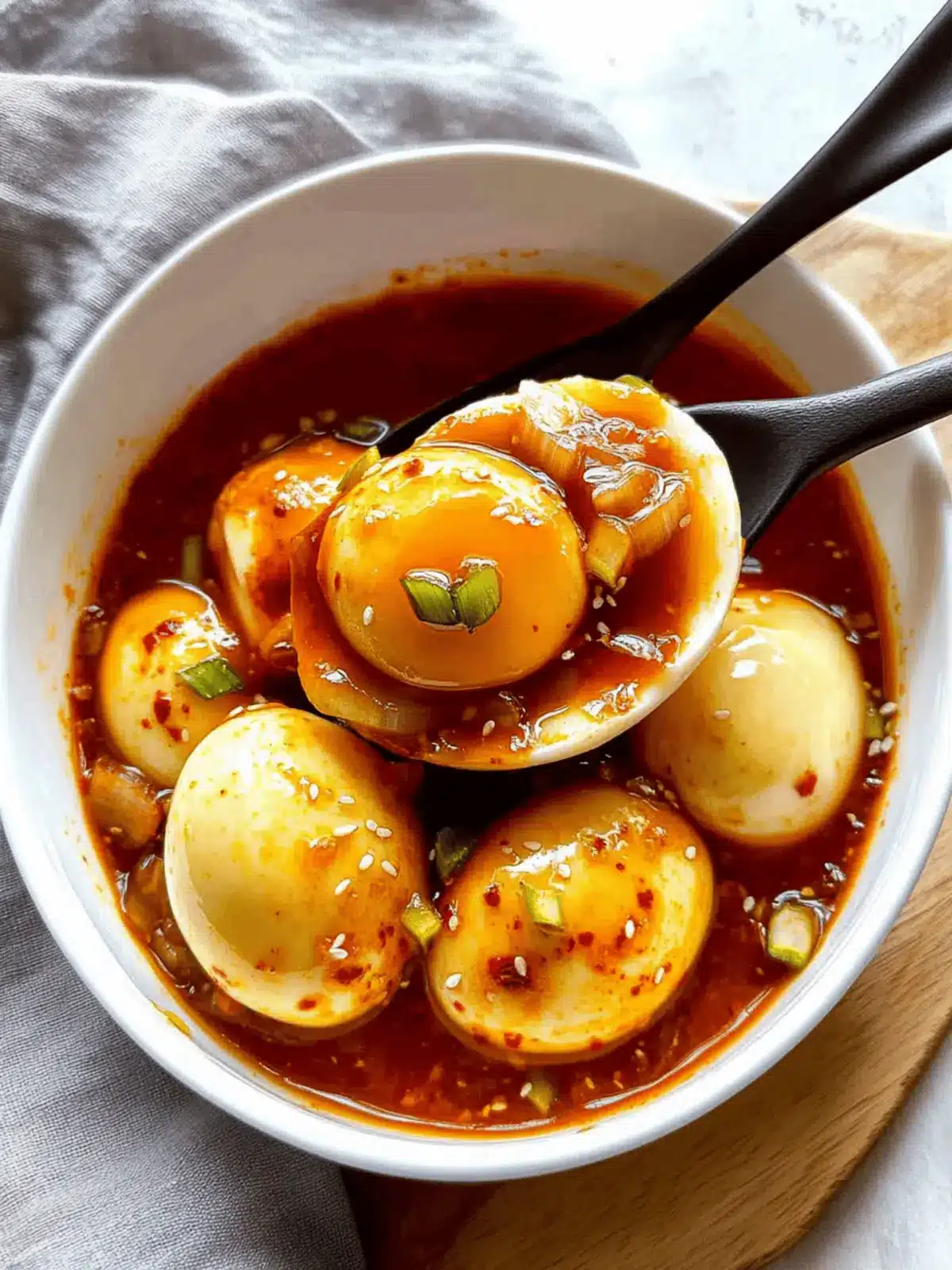 Spicy Gochujang Eggs
