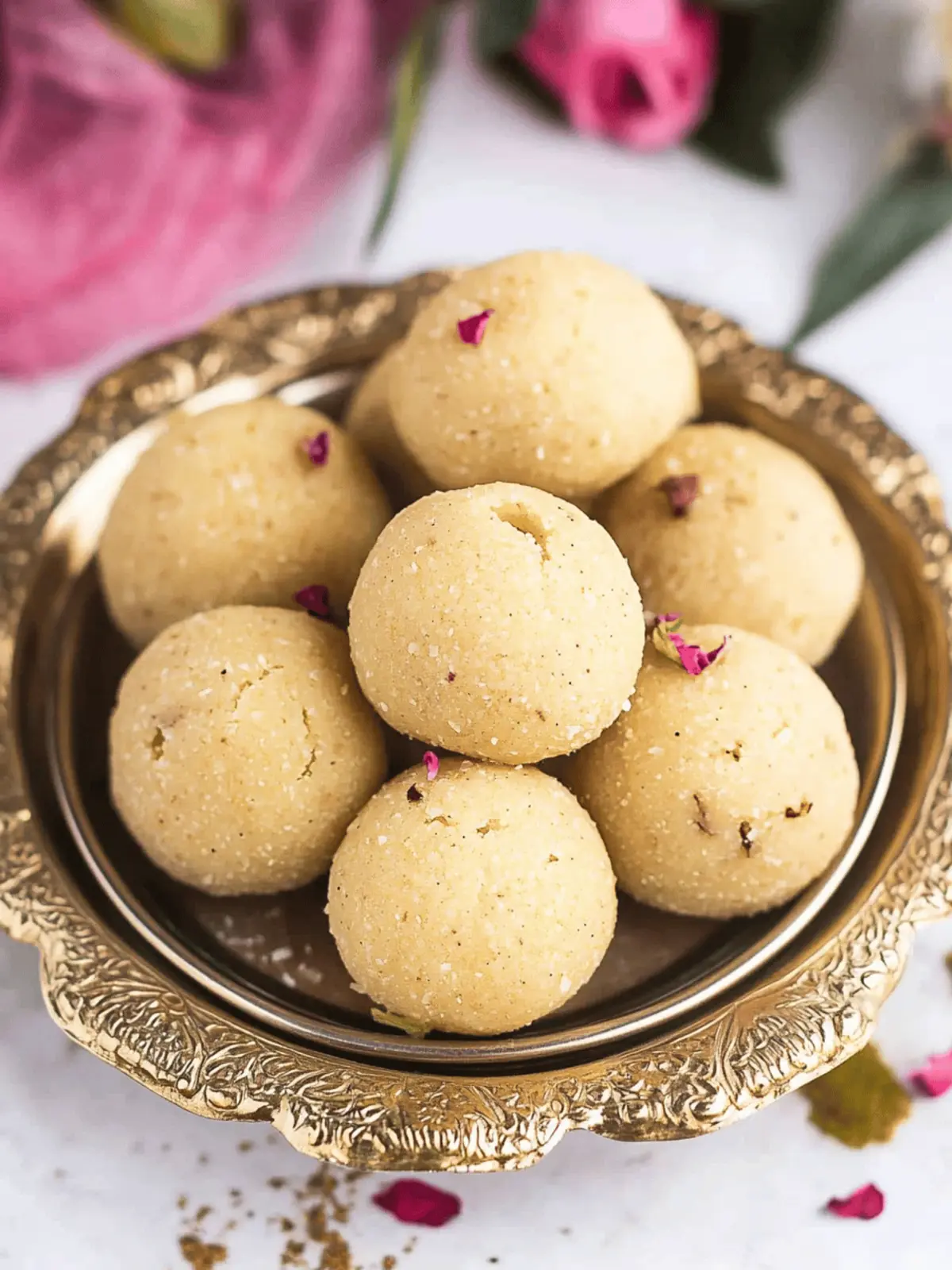 Rava Coconut Laddu