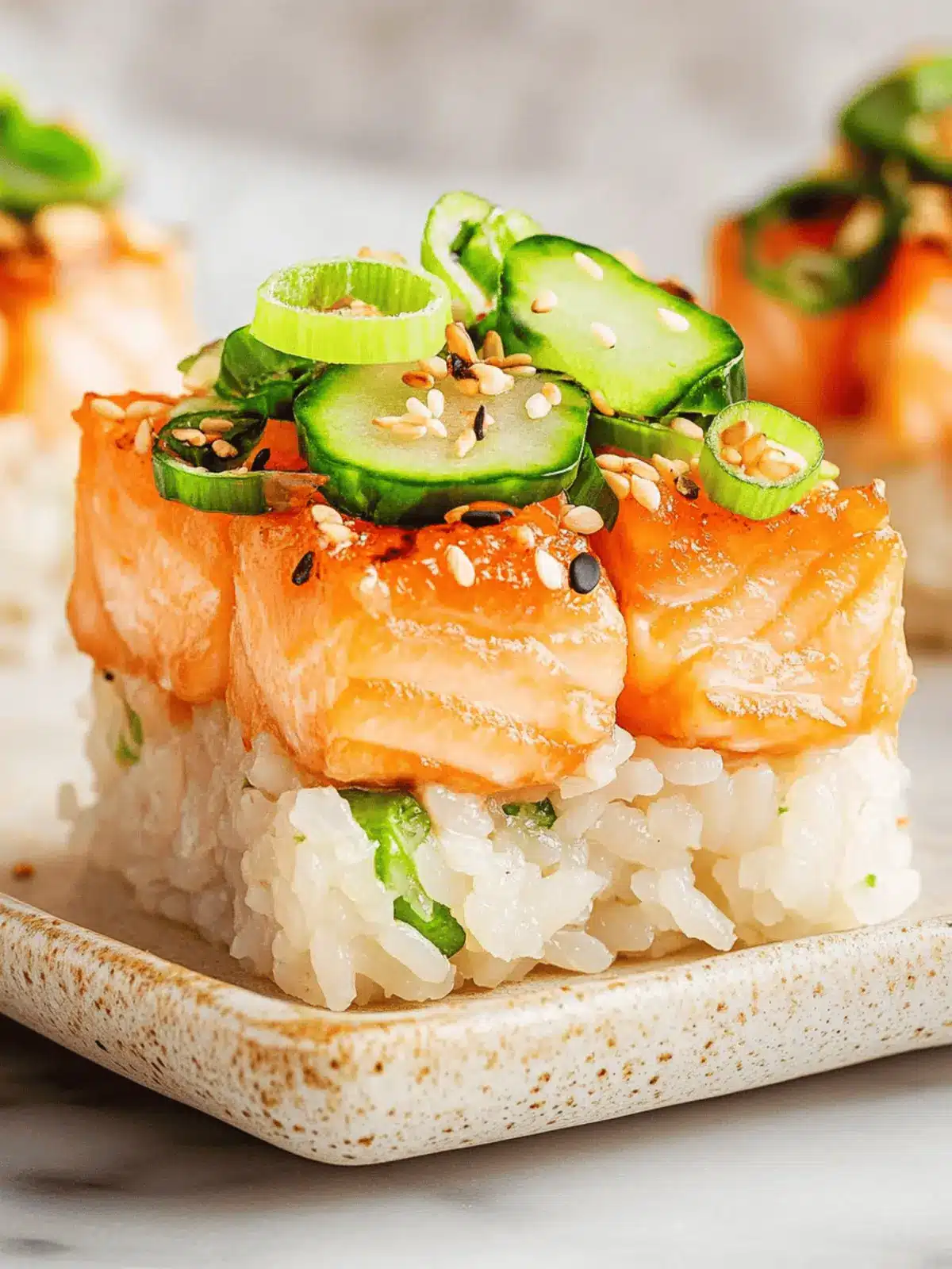 Crispy Rice Salmon