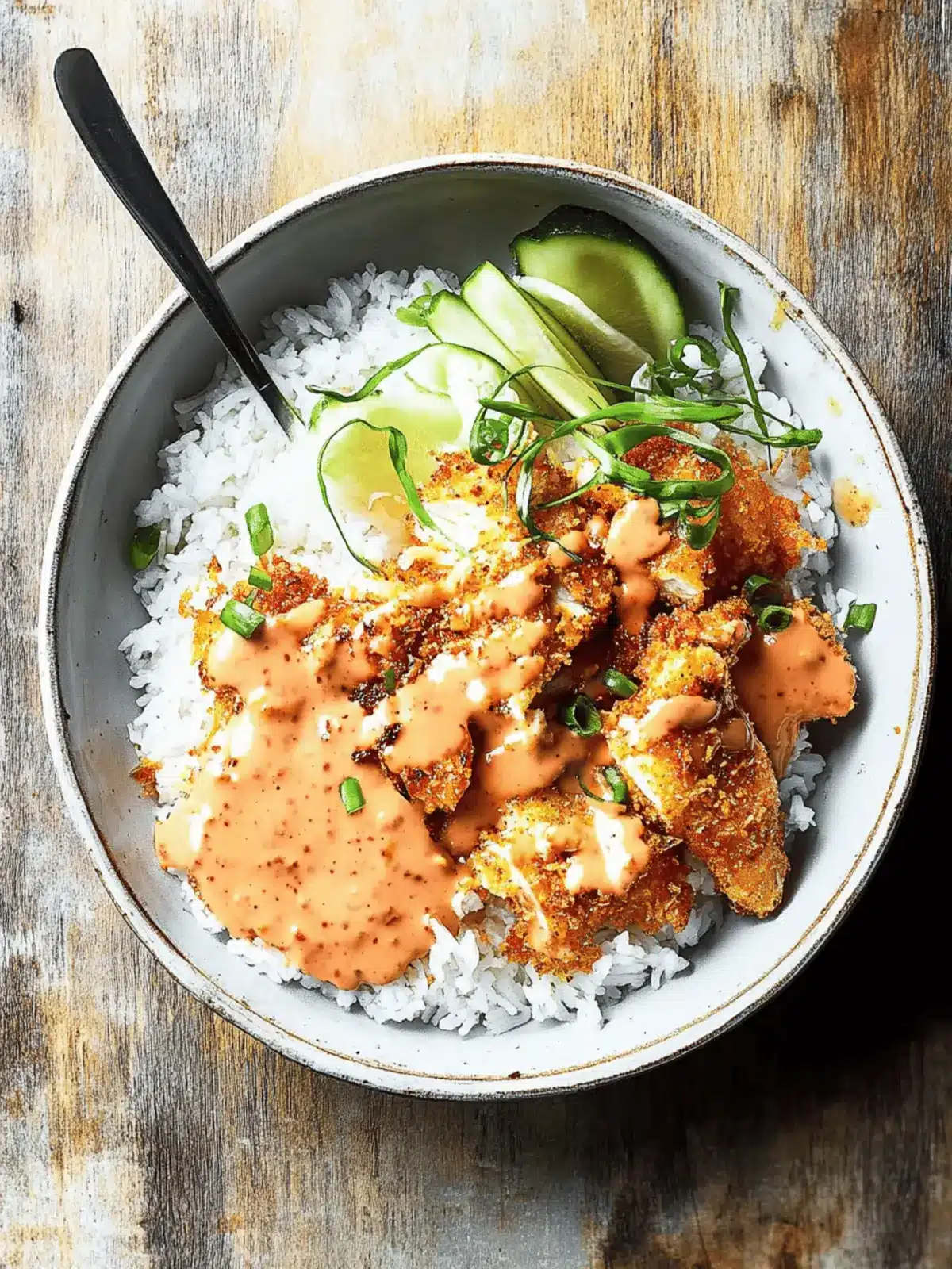 Crunchy Honey Cajun Chicken Bowls