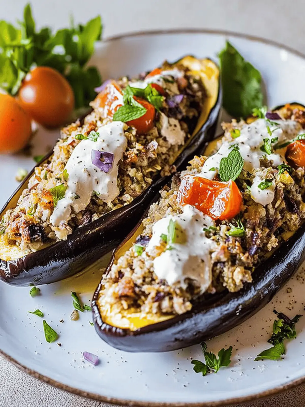 Stuffed Eggplant