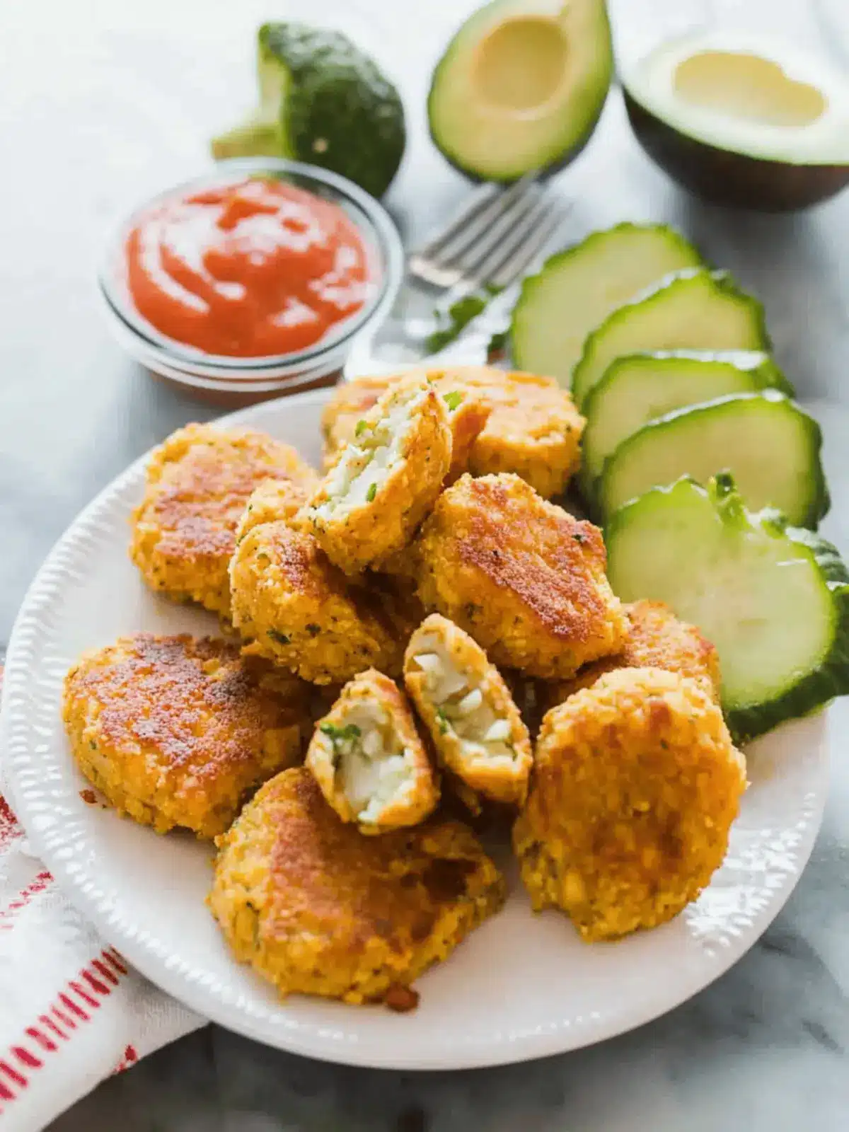Crispy Chickpea Vegetable Nuggets Everyone Will Love! 3 Chickpea Vegetable Nuggets