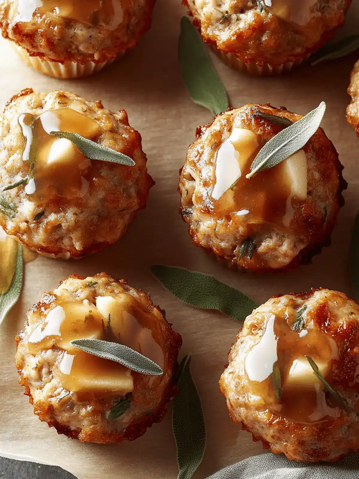 Apple & Sage Turkey Meatloaf Muffins