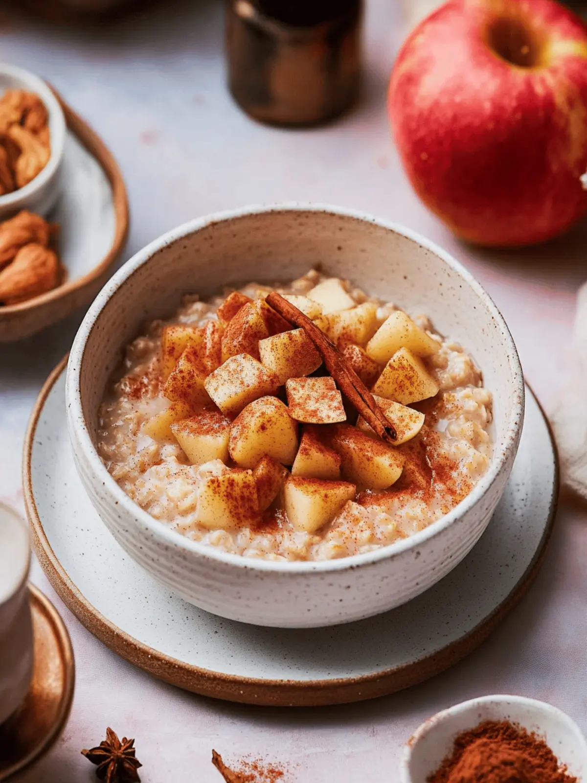 Apple Cinnamon Oatmeal