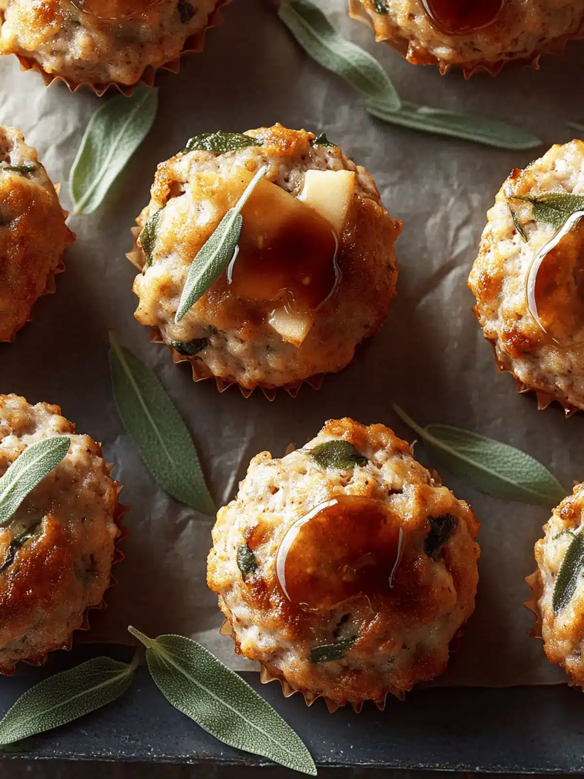Apple & Sage Turkey Meatloaf Muffins