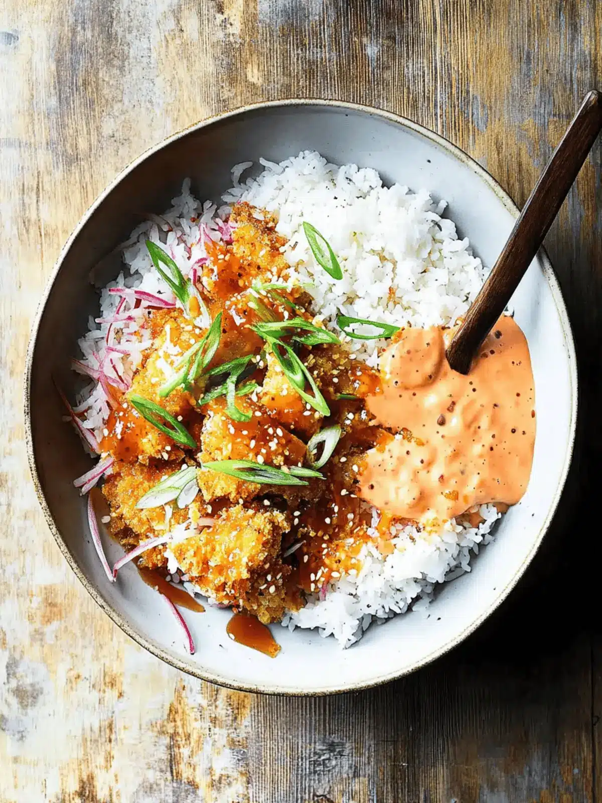 Crunchy Honey Cajun Chicken Bowls