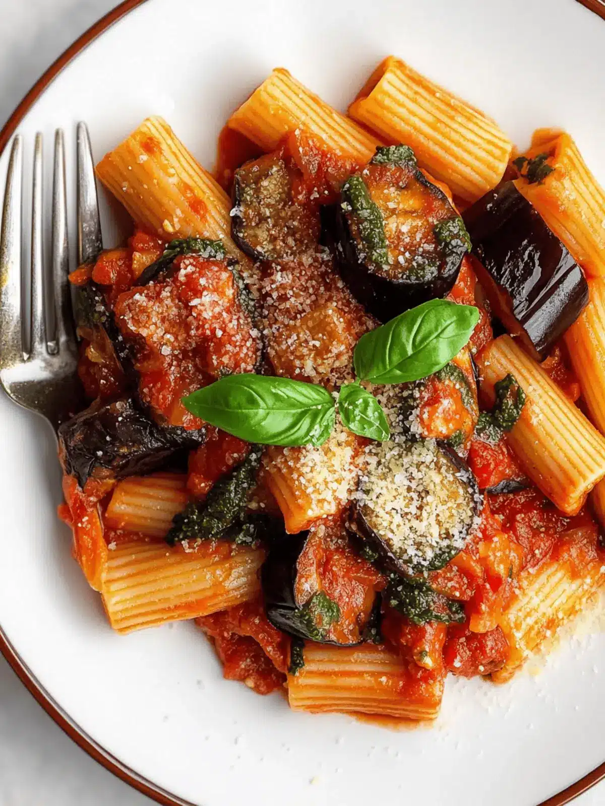Best Pasta Alla Norma (classic eggplant pasta)