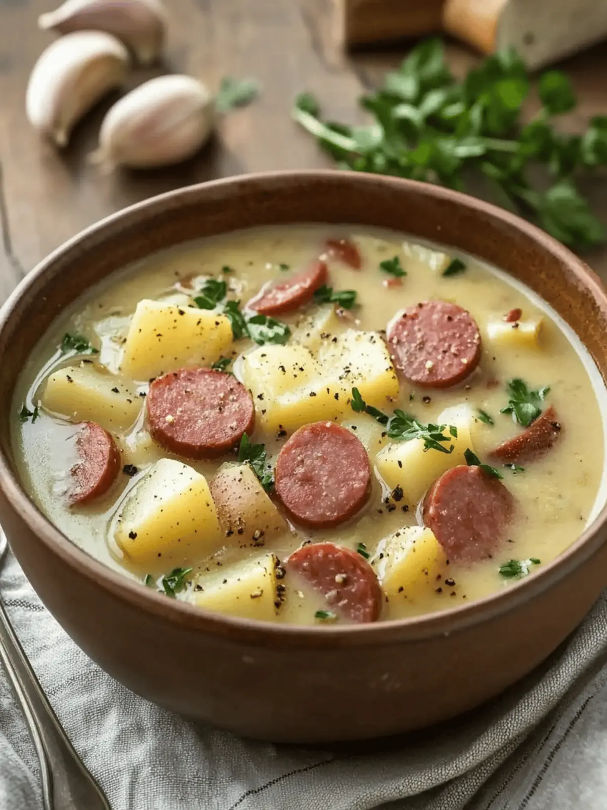 Kielbasa Potato Soup