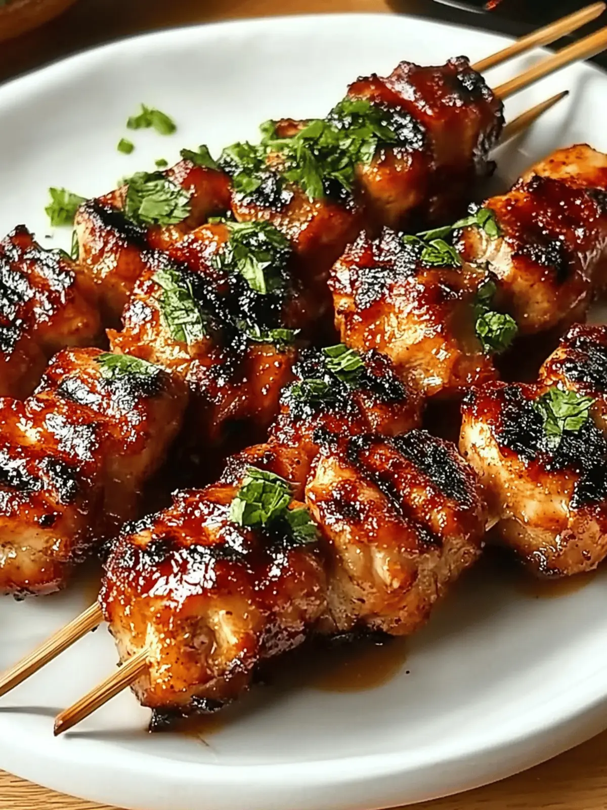 Grilled Thai Coconut Chicken Skewers
