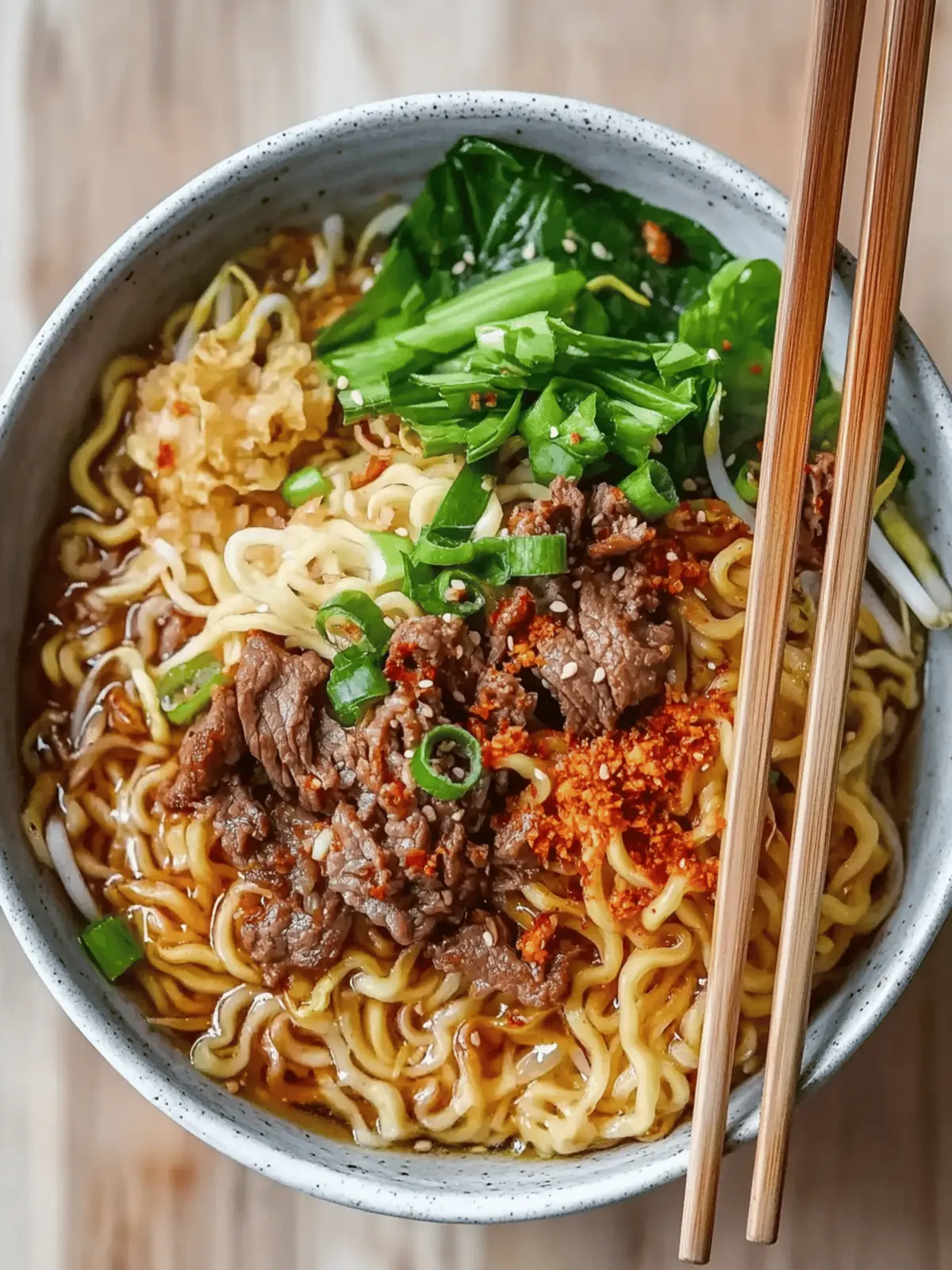 One-pan Beef Ramen Noodles