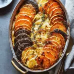 Cheesy Root Vegetable Gratin