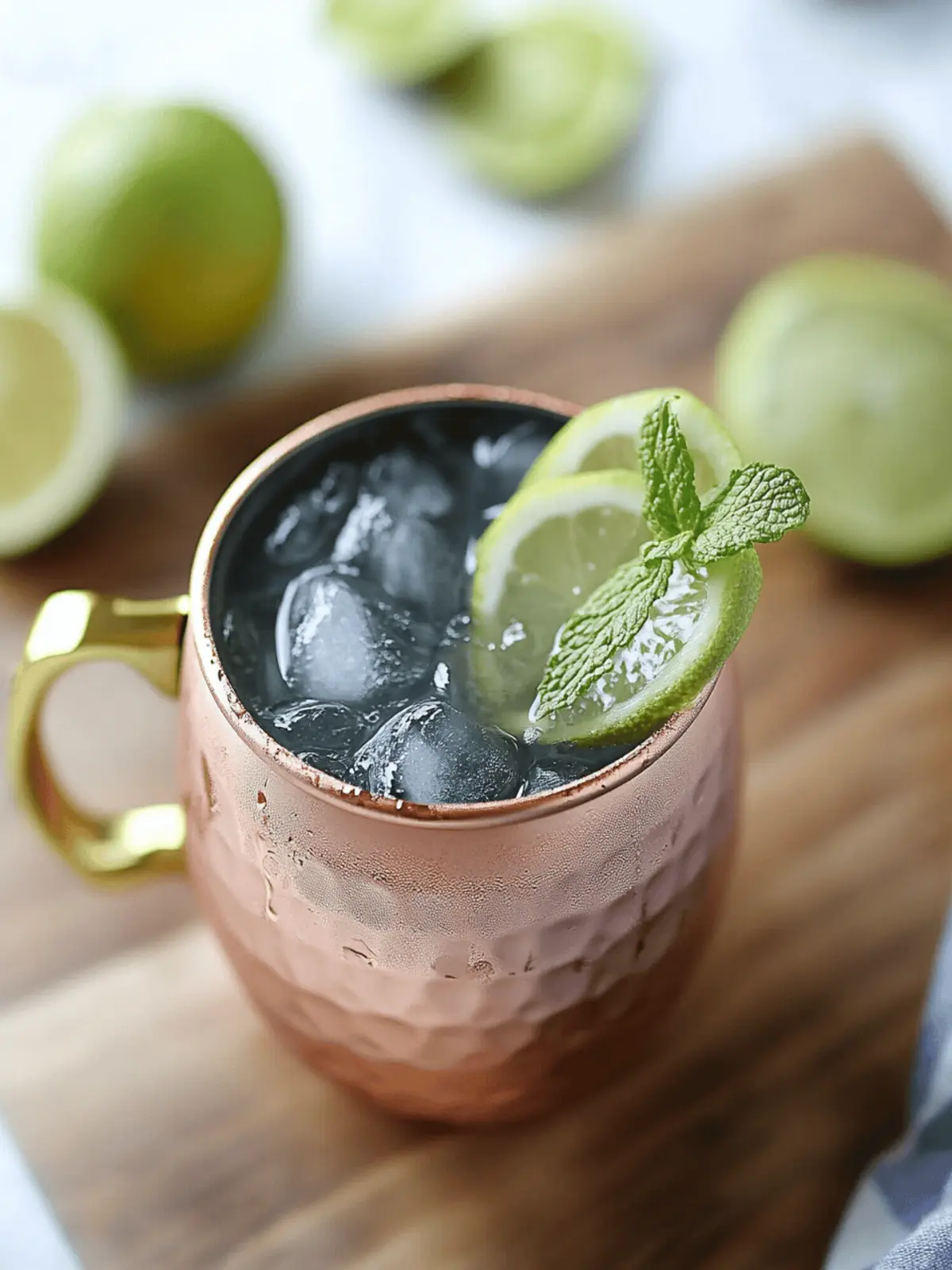 Refreshing Non-Alcoholic Moscow Mule Ginger Beer Mocktail Recipe 4 Non-Alcoholic Moscow Mule (Ginger Beer Mocktail)