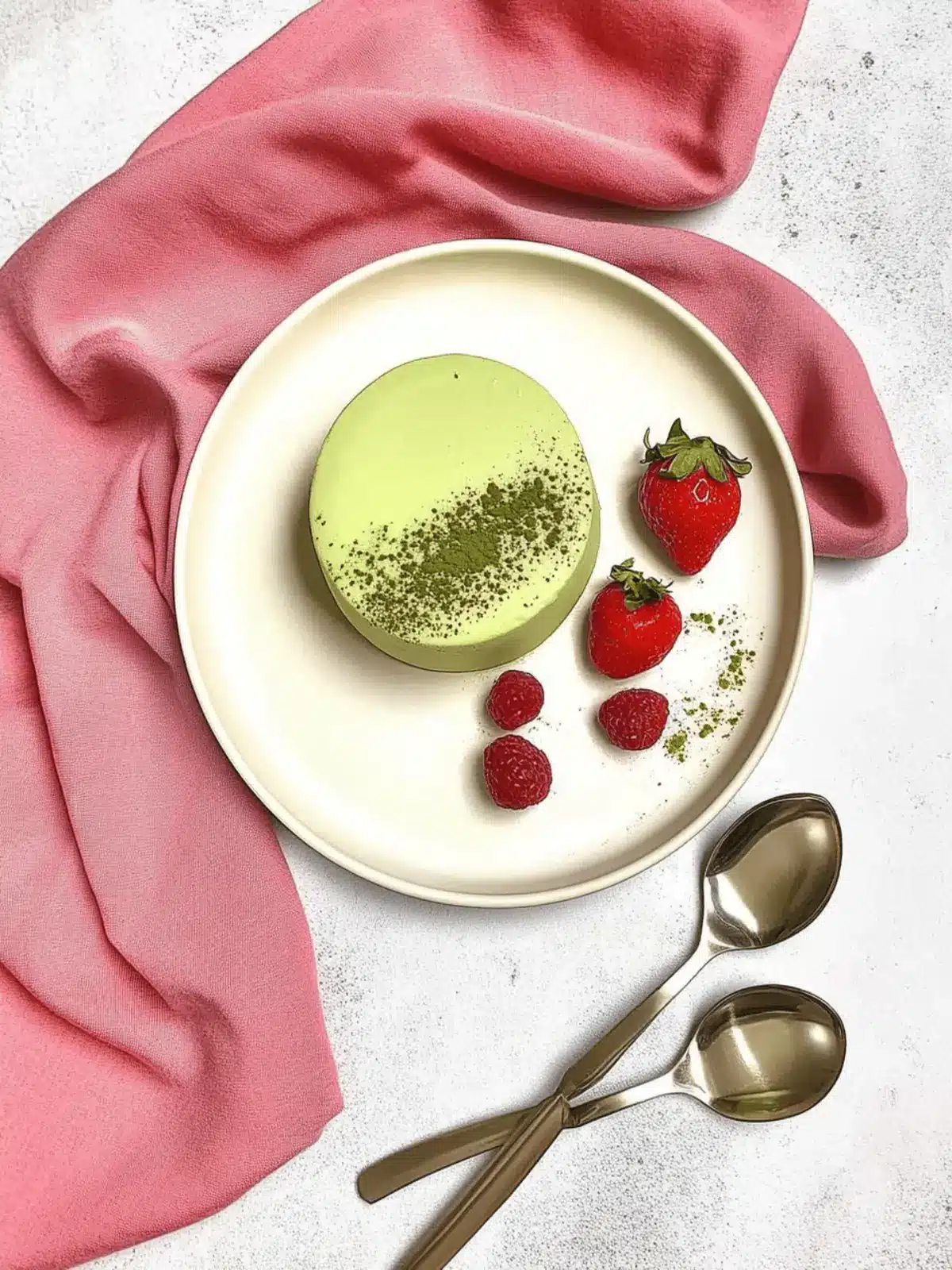 Matcha Panna Cotta