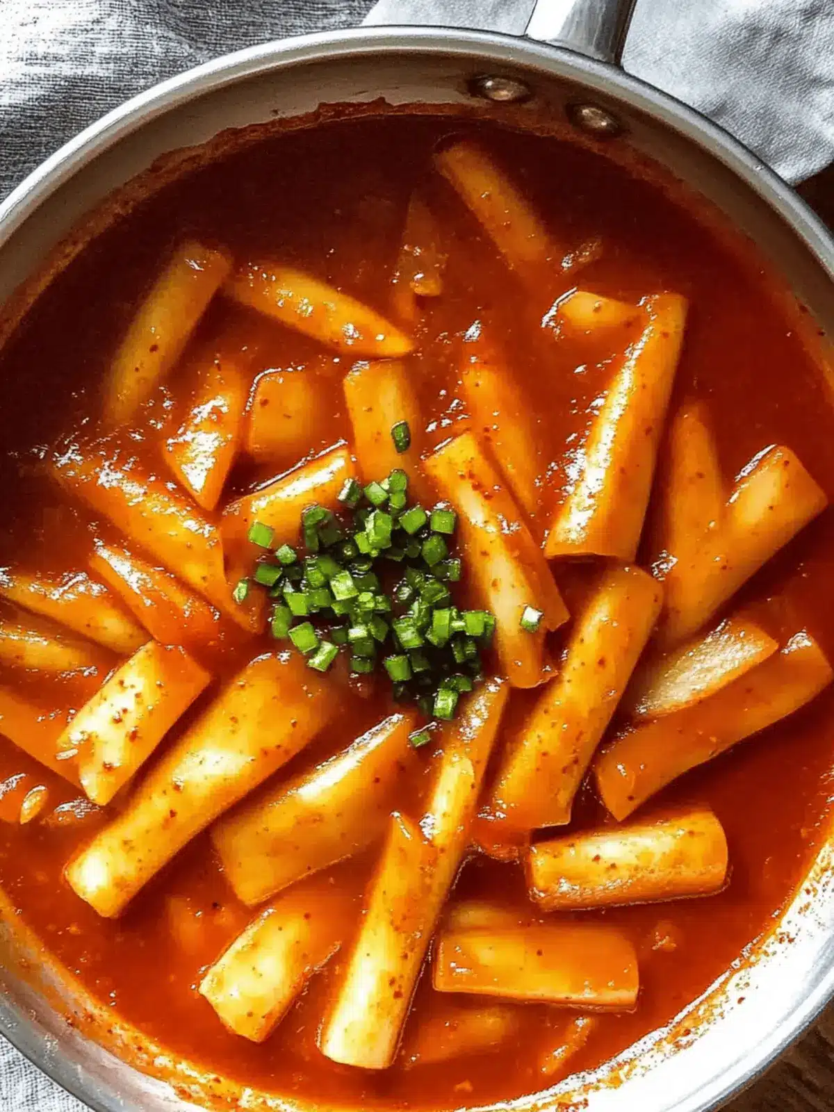Easy Tteokbokki (Spicy Korean Rice Cakes)