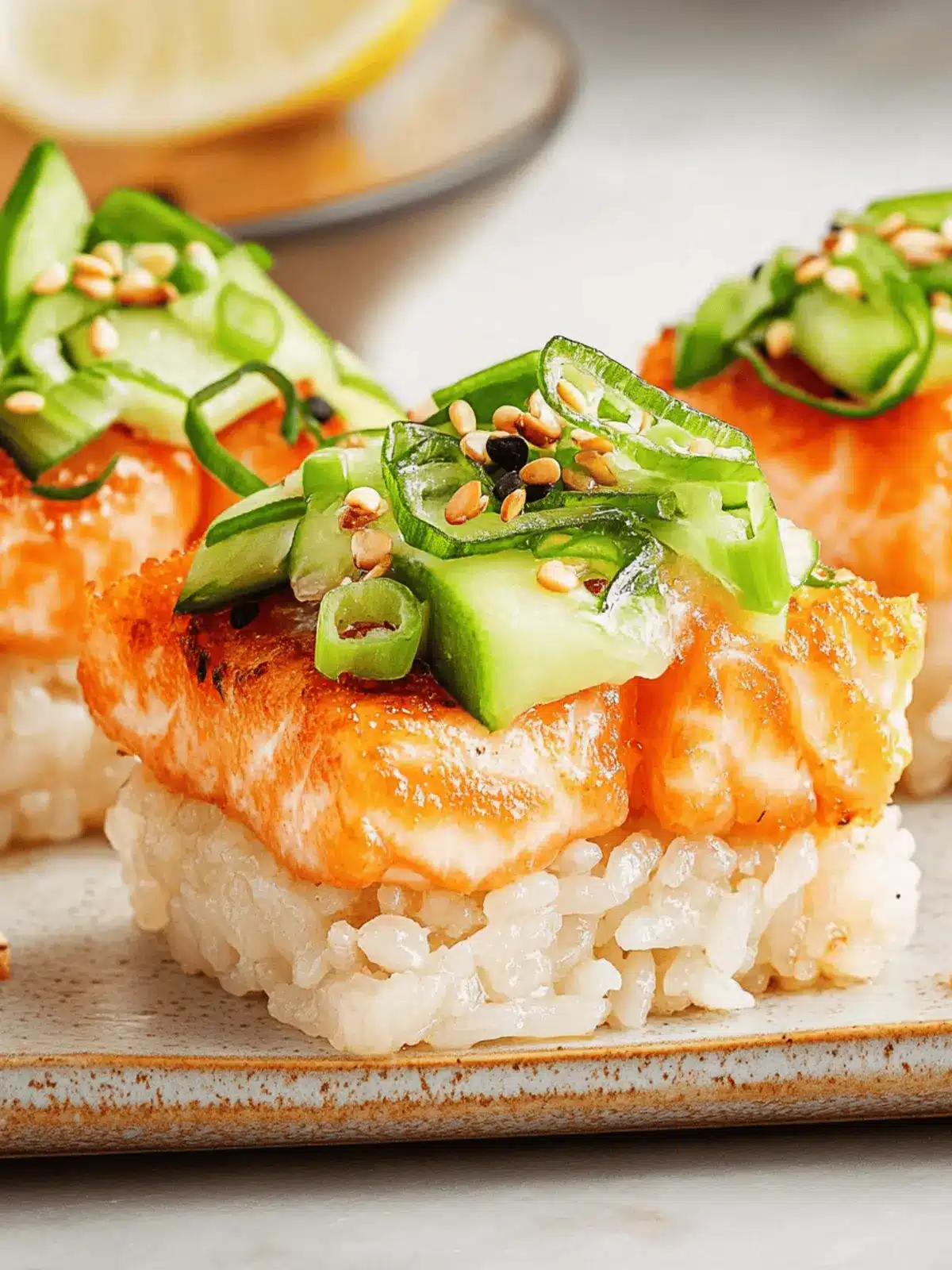 Crispy Rice Salmon