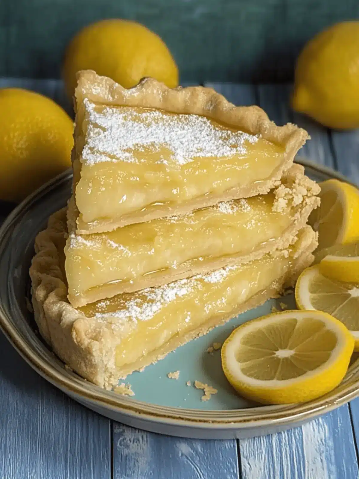 Russian lemon pie