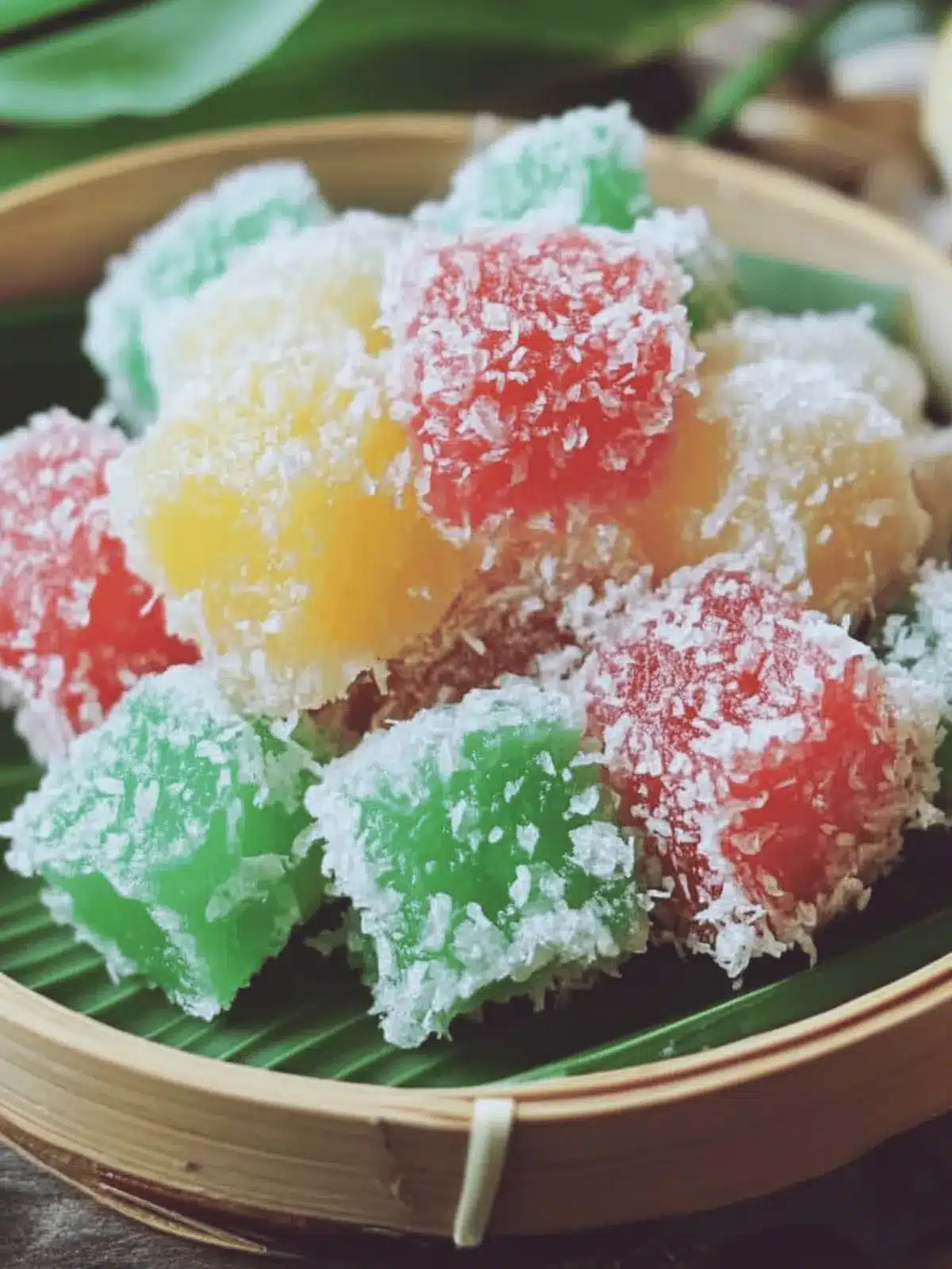 Pichi-Pichi (Steamed Cassava Cakes)