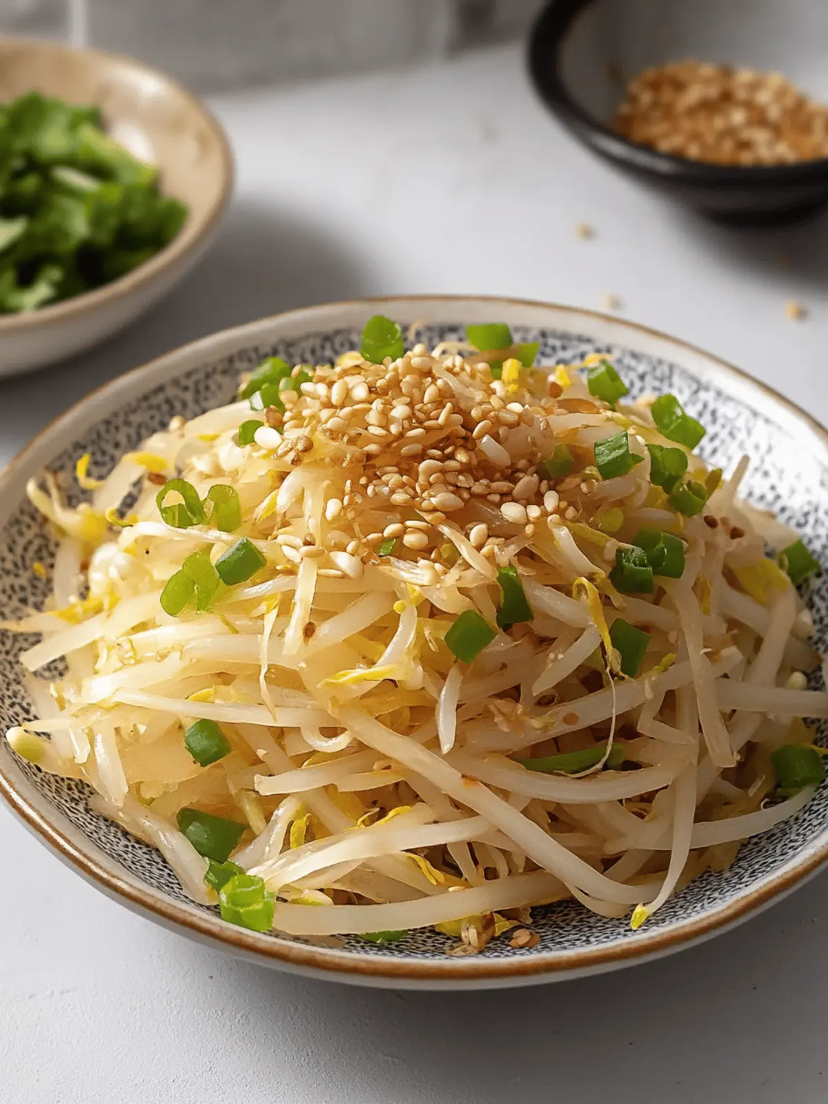 Delicious Korean Bean Sprout Salad for Fresh Flavor Boost 2 Korean Bean Sprout Salad (Kongnamul Muchim)