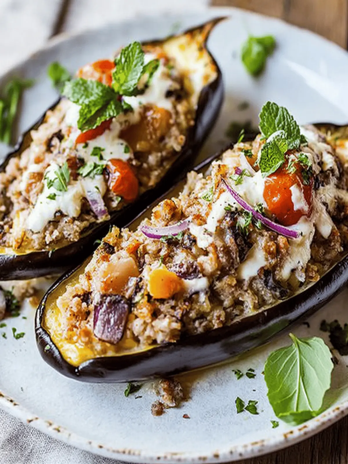 Stuffed Eggplant
