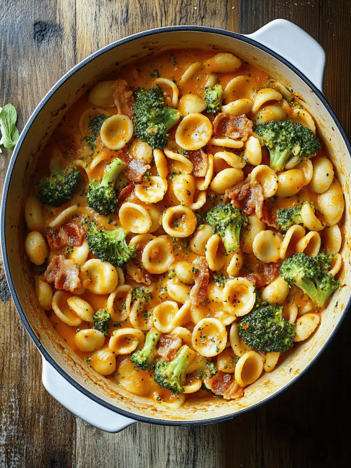 Spicy Bacon Broccoli Orecchiette
