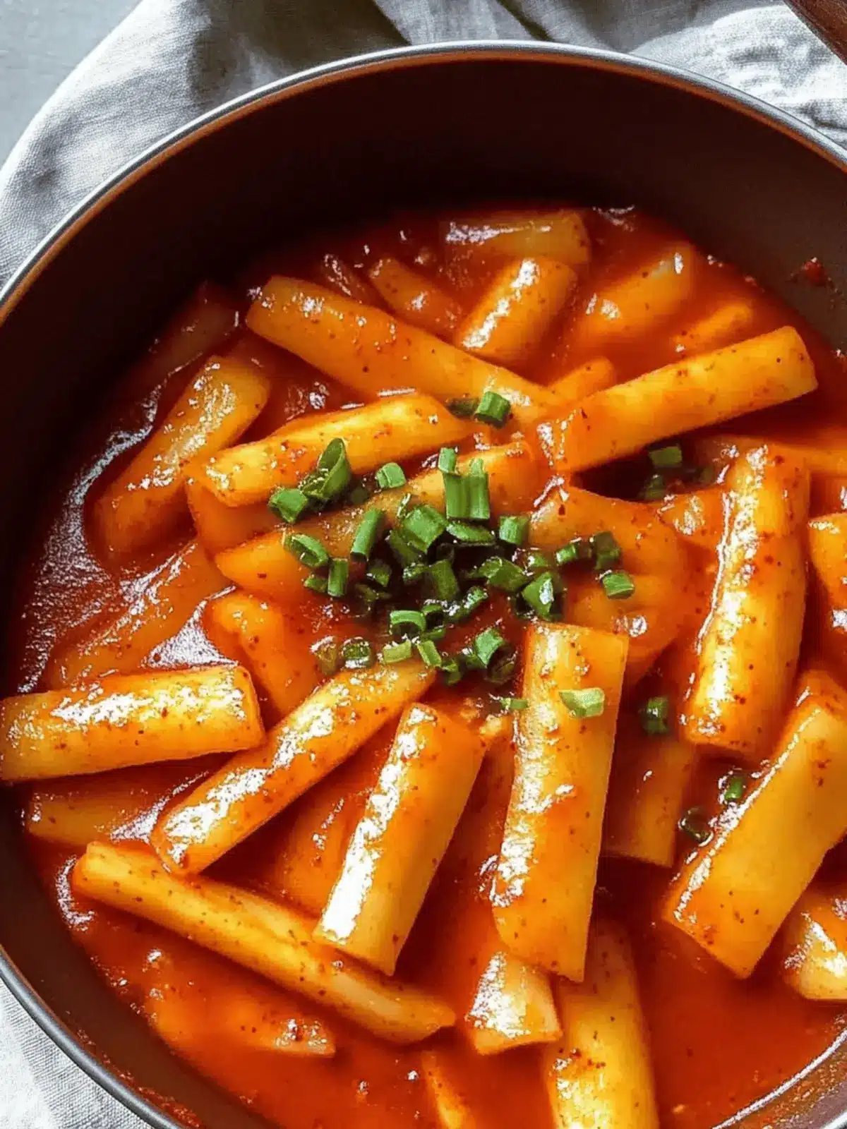 Easy Tteokbokki (Spicy Korean Rice Cakes)