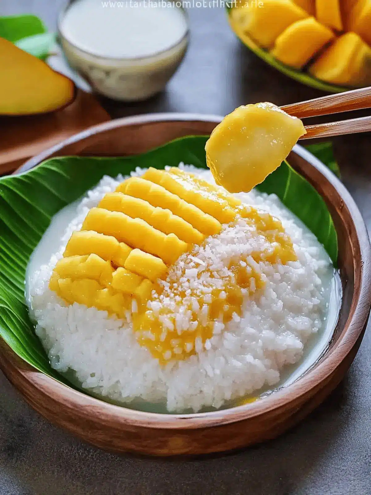 Mango Sticky Rice with Ube: A Sweet Fusion Delight 3 Mango Sticky Rice
