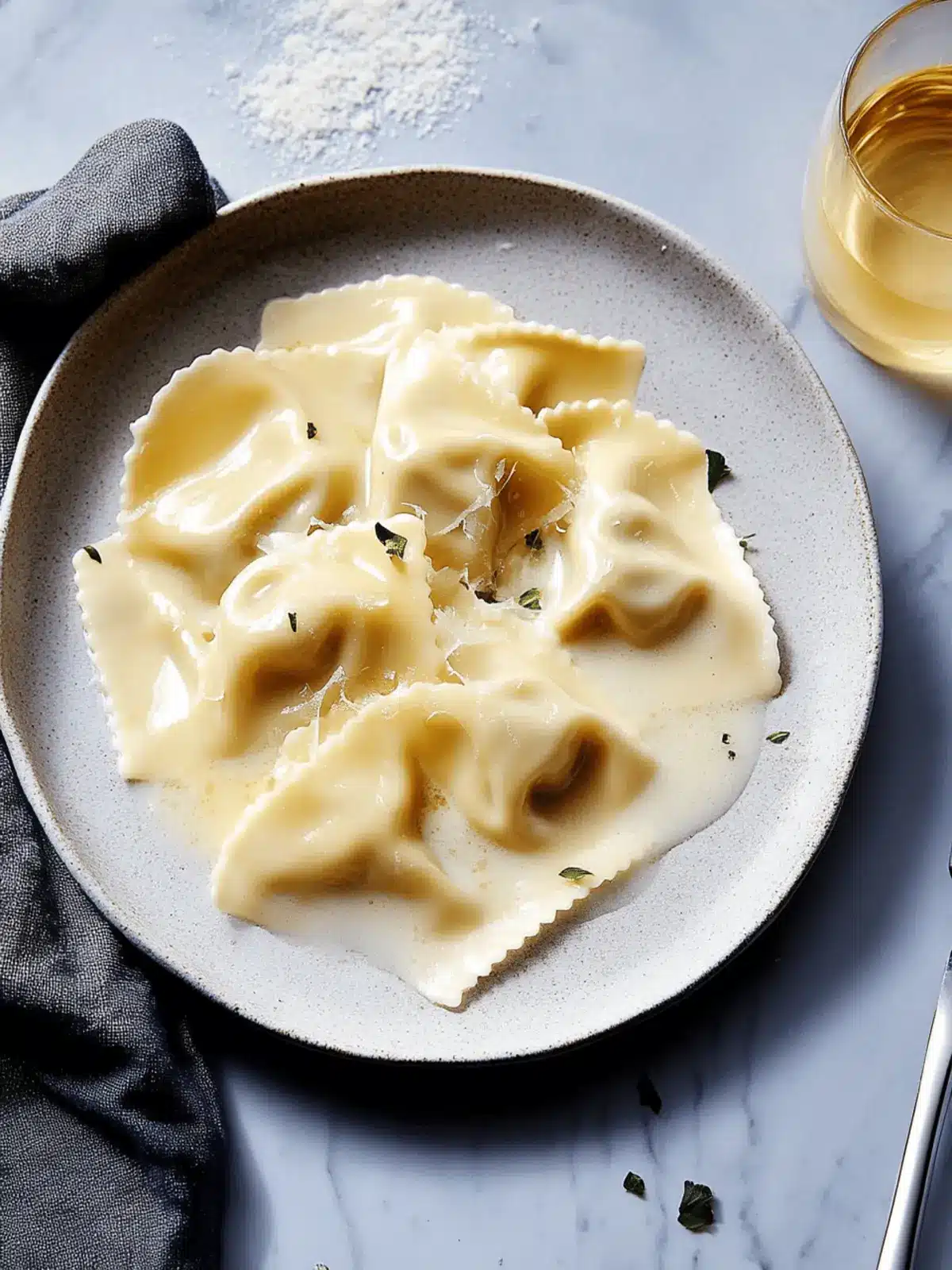 Hauntingly Delicious Ghost Purse Ravioli with Ricotta Pear Filling 4 Ghost Purse Ravioli
