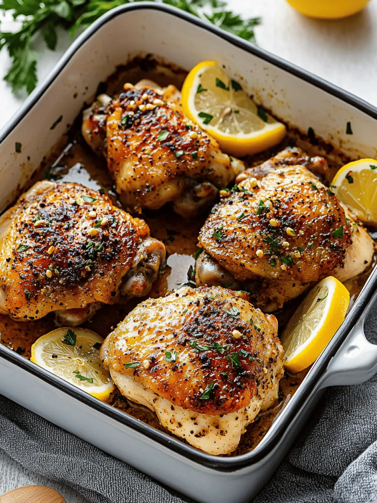 Lemon Pepper Chicken Thighs for a Zesty Weeknight Dinner 2 Lemon Pepper Chicken Thighs
