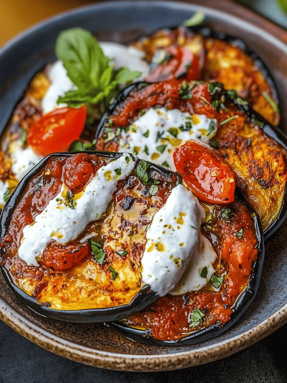 Borani Banjan Recipe (Vegan Afghan Eggplant)