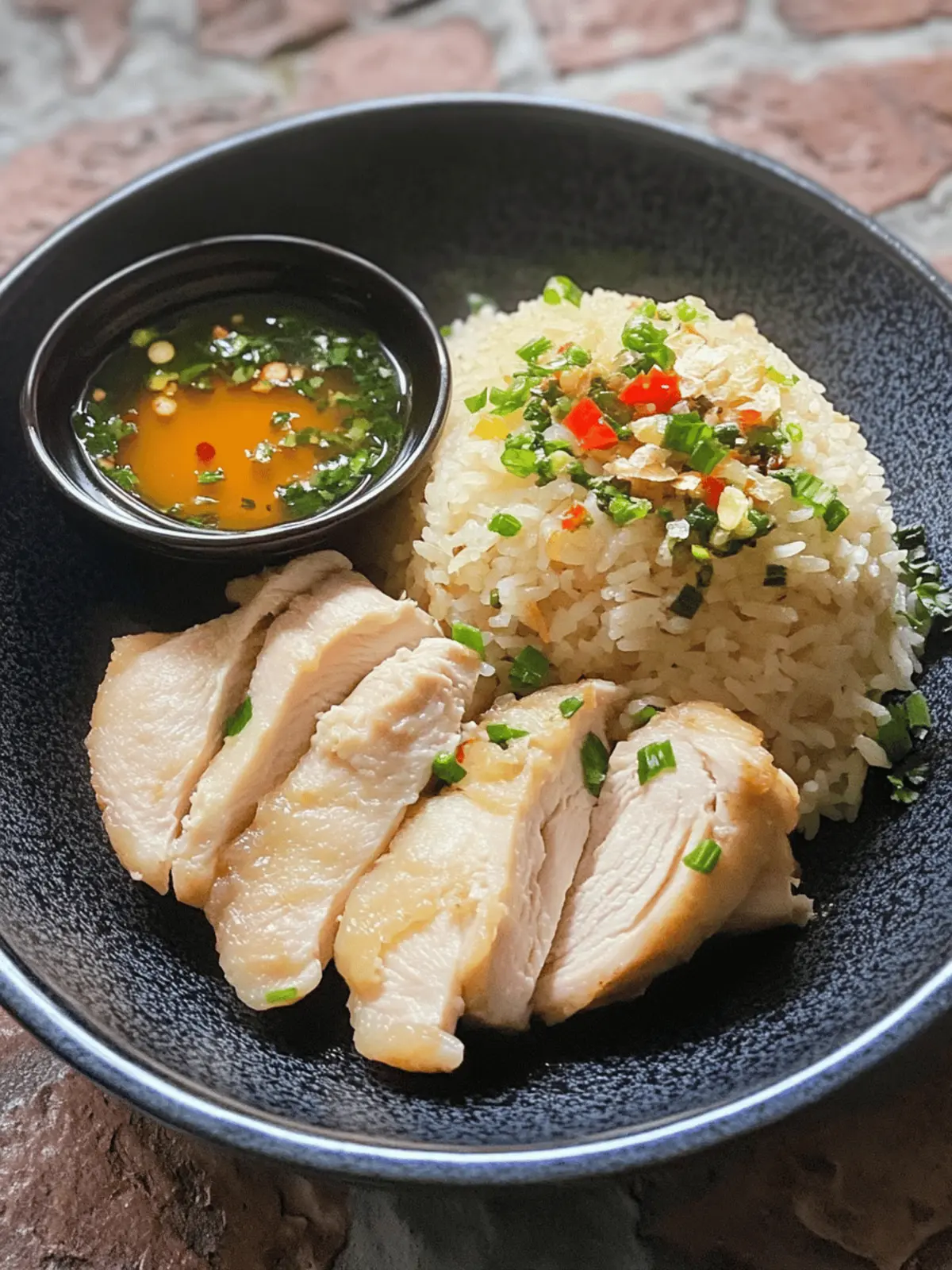 Irresistible Hainanese Chicken Rice with Chicken Thighs at Home 2 Hainanese Chicken Rice with Chicken Thighs