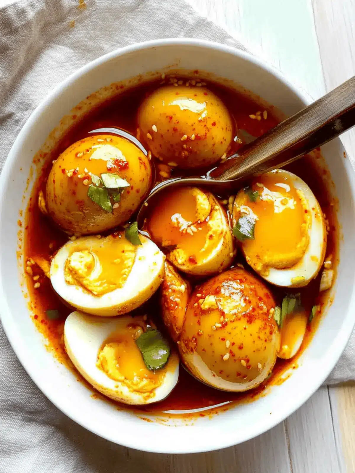 Spicy Gochujang Eggs