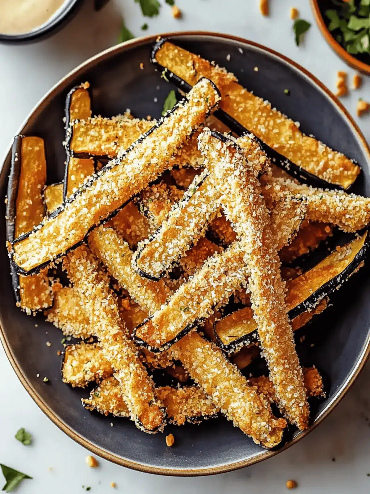 Crispy Eggplant Fries: A Guilt-Free Snack to Savor 3 Crispy Eggplant Fries