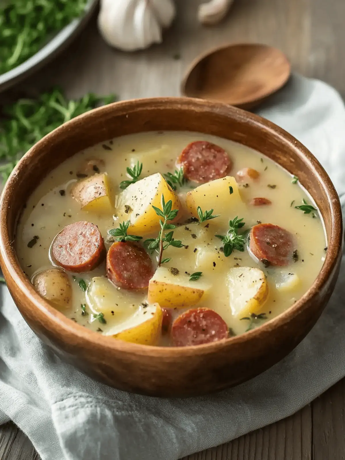 Kielbasa Potato Soup