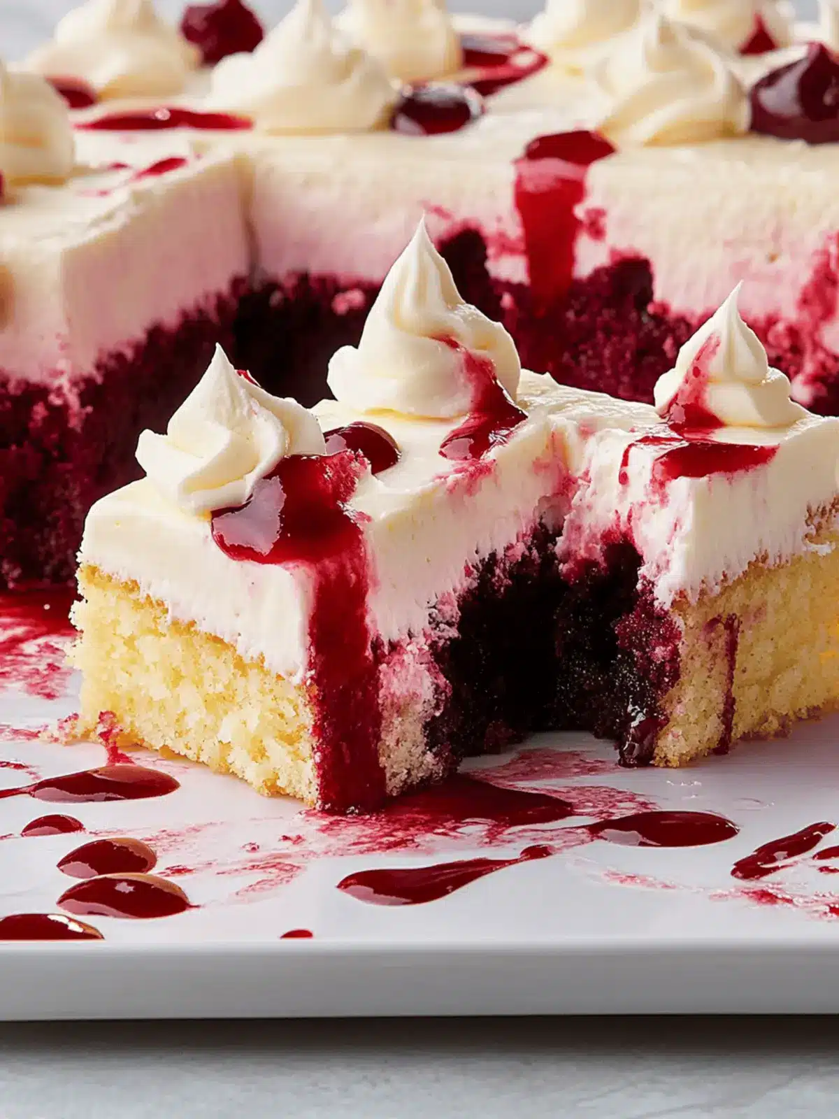 Vampire Poke Cake: A Spooky Sweet for Halloween Fun 5 Vampire Poke Cake