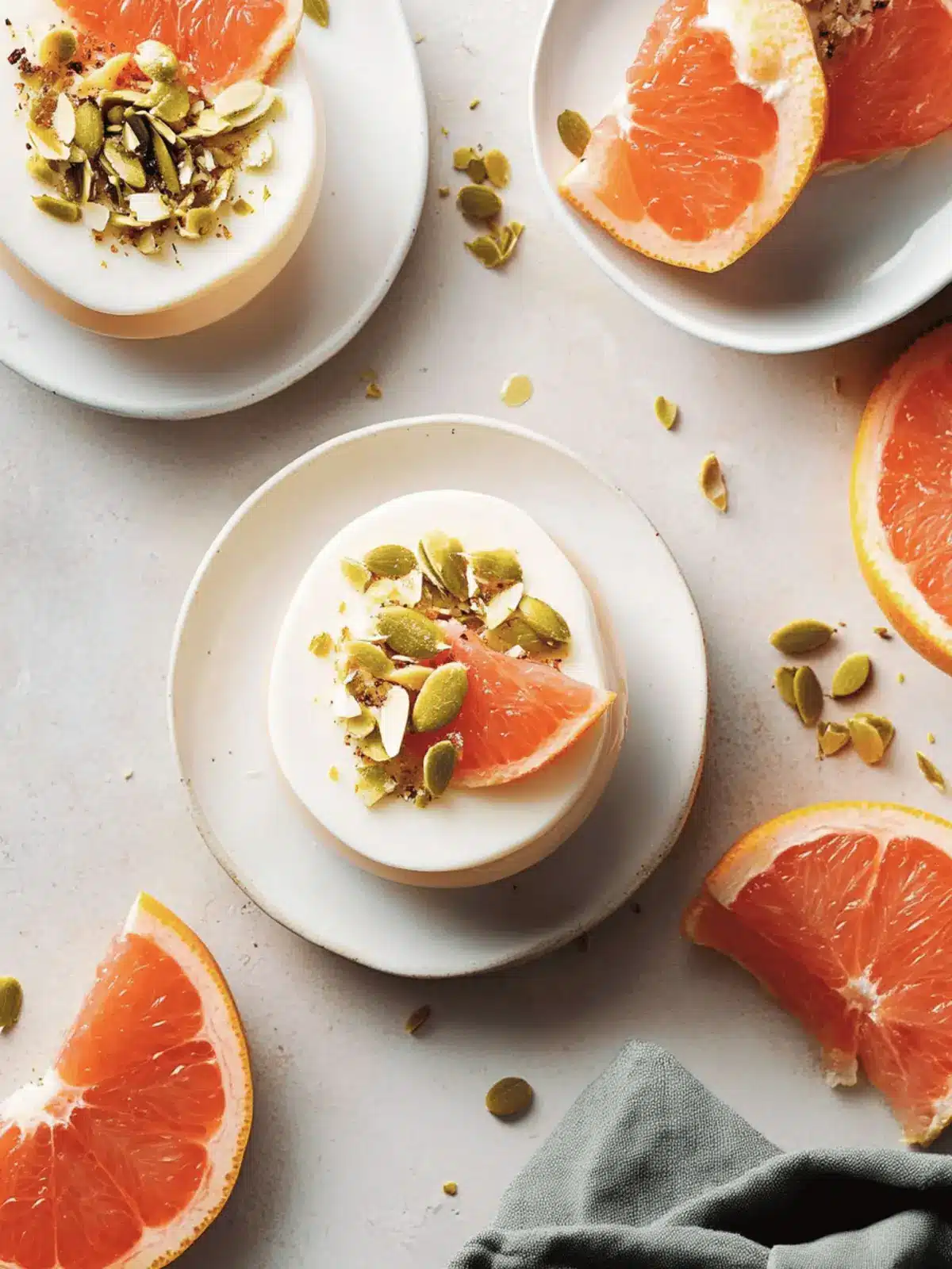 Grapefruit Panna Cotta