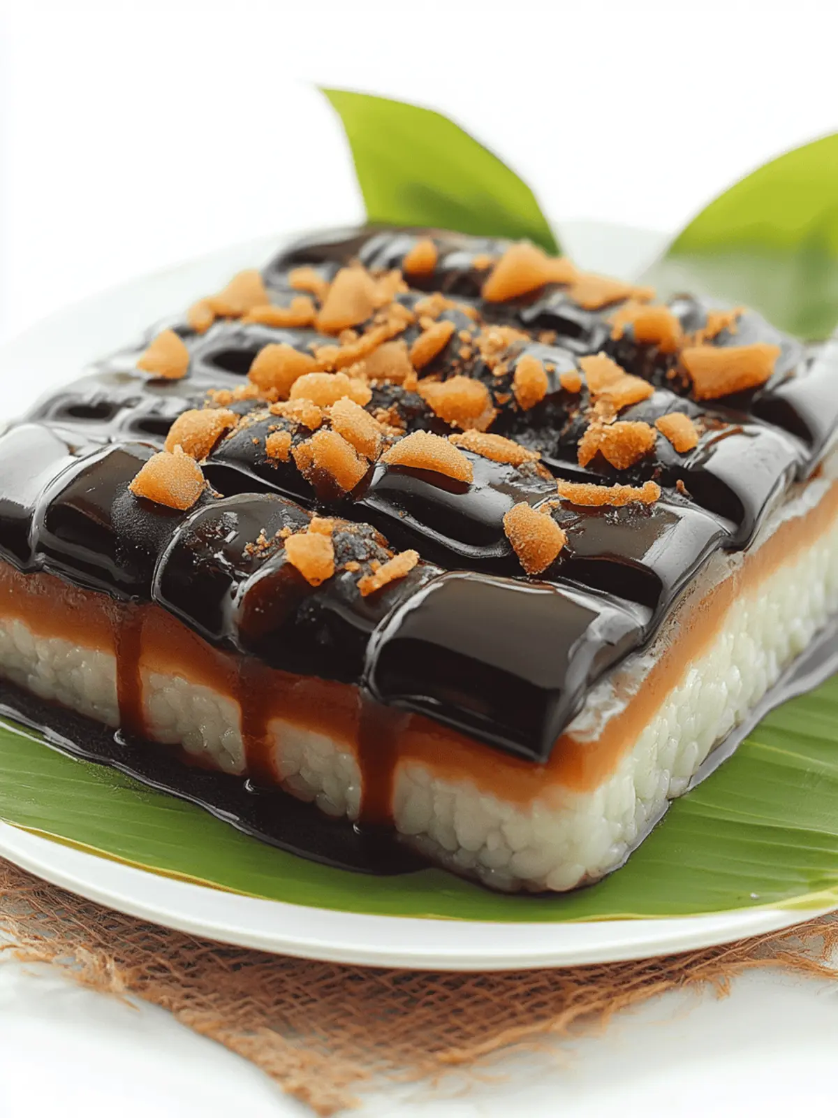 Filipino Sapin-Sapin (Layered Rice Cake)