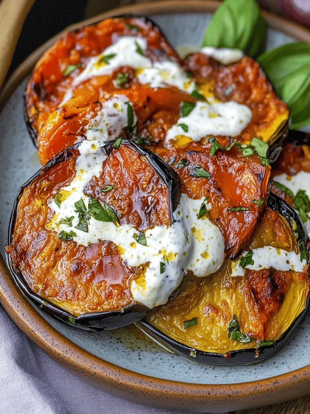 Borani Banjan Recipe (Vegan Afghan Eggplant)