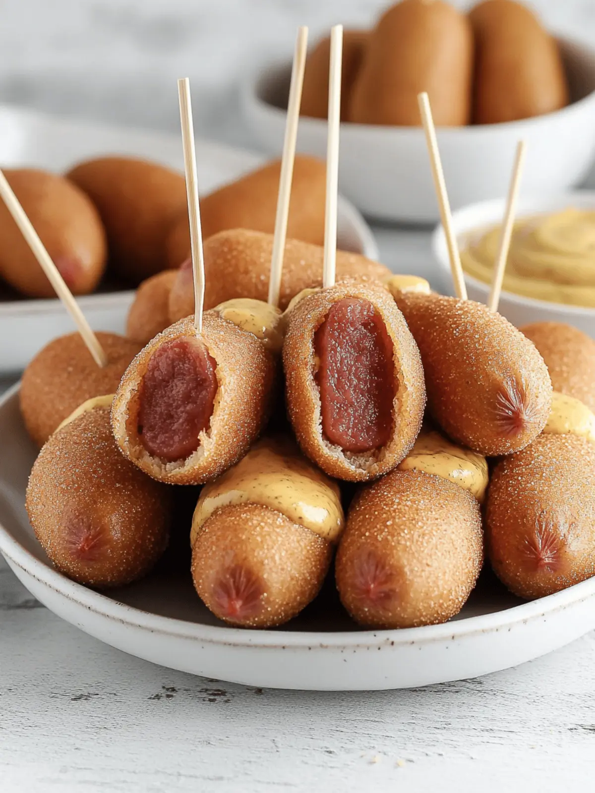 mini hotdogs