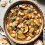 Cozy White Bean Mushroom Stew (Vegan)
