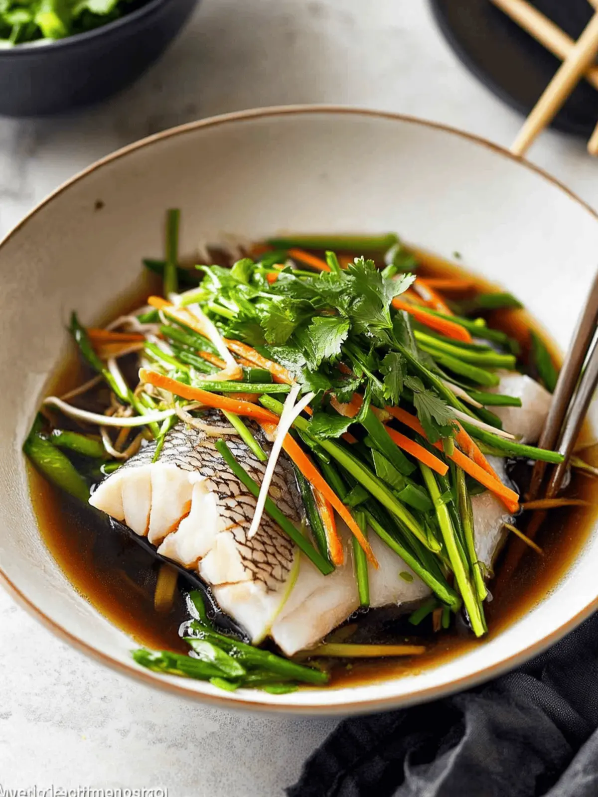 Steamed Fish with Ginger and Soy Sauce: A Flavorful Delight 2 Steamed Fish with Ginger and Soy Sauce
